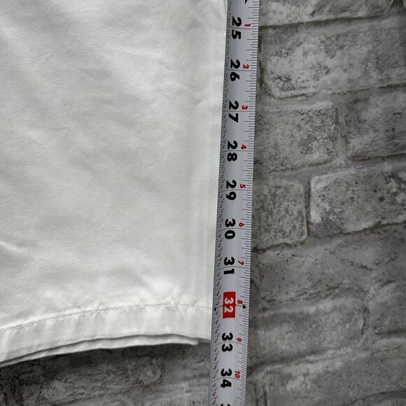 NWT Vilebrequin Men's XL White Cotton Straight Leg Dress‎ Pant Zip Fly Trouser - Picture 10 of 10